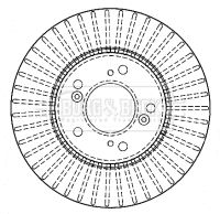 BORG & BECK Piduriketas BBD4333